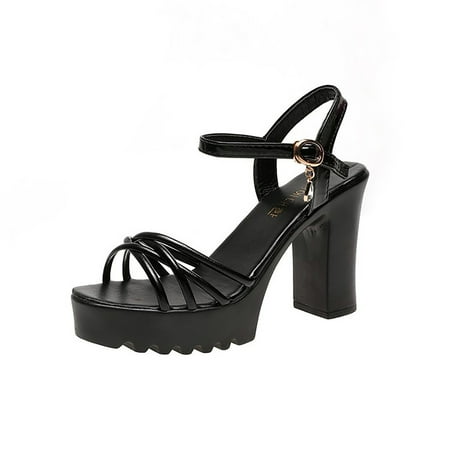 

adviicd Platform Sandals for Women Wedges Shoes for Women Sandals Slip on Sandals Heeled Thick Thick High Casual Shoes Spring Sandal Heels Shoes for Women