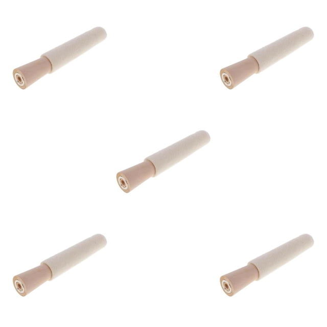 Billuyoard Herramienta de joyería duradera y resistente para pulir anillos, herramientas de palo de pulido de anillos interiores de fieltro, 5,12 Type2 NO2