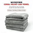 thumbnail image 4 of SEAMETAL 120x50cm Microfiber Car Wash Towel Ultra-Soft Car Cleaning Towels High Absorbent Drying Cloth for Car Detailing Care, 4 of 9