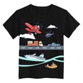 thumbnail image 4 of Ulanda Toddler T Shirts Summer Tshirts Boys Girls Short Sleeve Tee Tops Casual Graphic Clothes Crew Neck Shirts (Black, 2-3 Years), 4 of 4