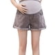 thumbnail image 1 of Pantalones Cortos De Mezclilla De Maternidad Para Mujeres Pantalones Cortos De Verano Pantalones De Mezclilla Embarazadas Pantalones Elásticos Ropa De Vientre Negro Odeerbi LM103-3, 1 of 8
