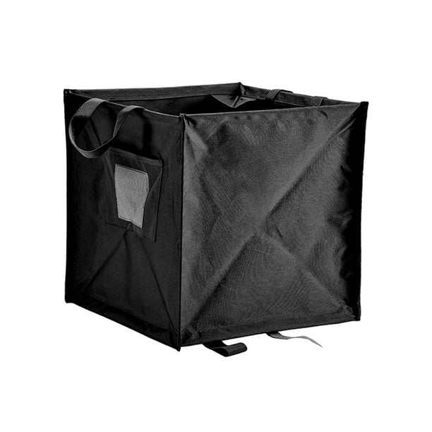 Cubo de basura plegable para acampar, contenedor de almacenamiento, contenedor de basura plegable Negro Pequeño