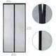 thumbnail image 3 of Mosquitera Magnética para Puerta 90x210 Negro NQ, 3 of 5