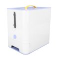 thumbnail image 2 of Pet Food Storage Bins, Integrated Design Light Blue ABS Pet Food Storage Container Convenient  for Outdoors for Home, 2 of 7
