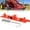 red, variant on Tractor Bucket Grab Hooks, Heavy Duty Bolt On Compact Tractor Bucket Hooks with 2" Receiver