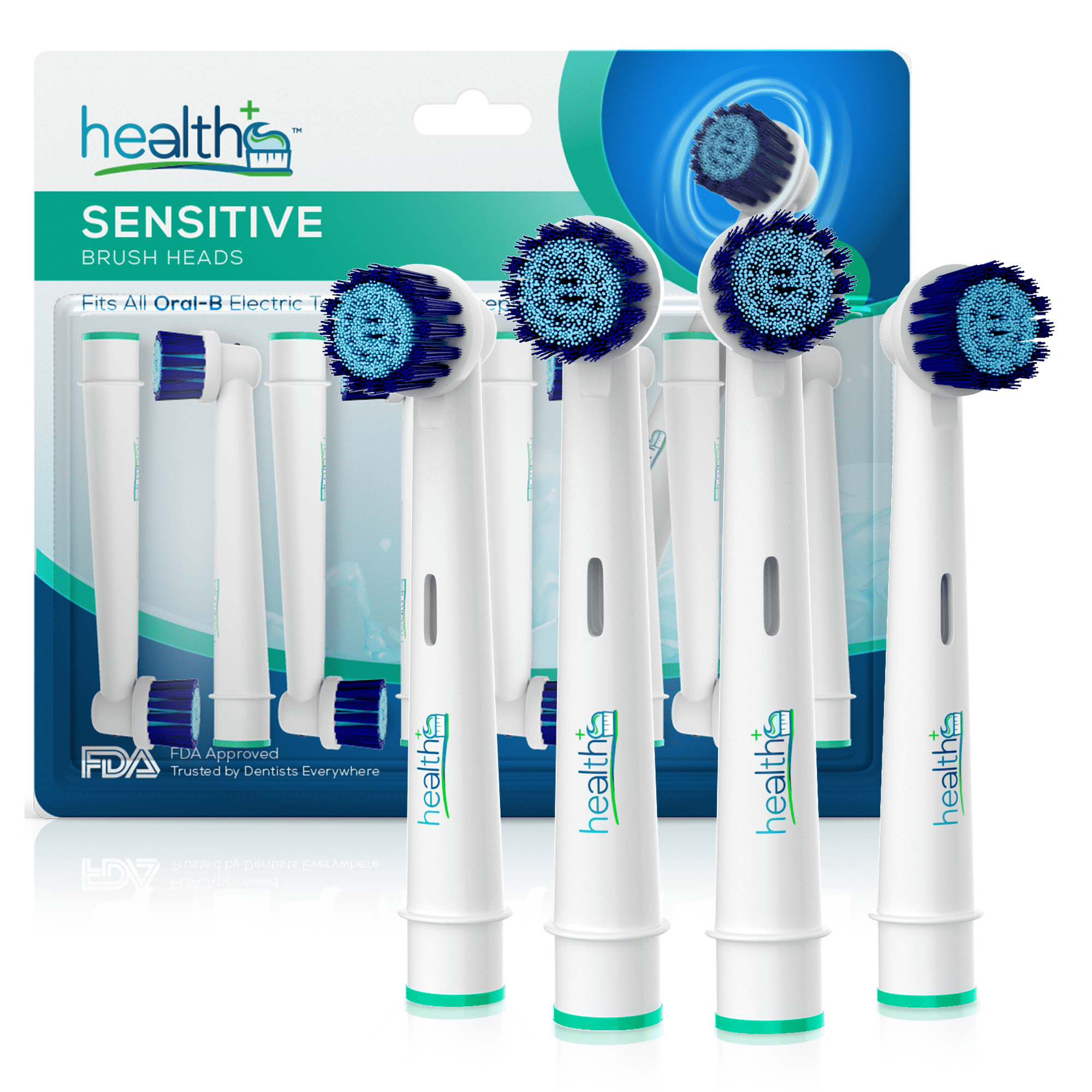 Discrimination break Bathroom Compatible Oral-B Electric Toothbrush Sensitive Replacement Head Generic -  8-Pack | Gentle-Action Tooth Brush Heads with Dupont Bristles | Sensitive  Gums & Teeth & Gentle Whitening Action | Braun - Walmart.com