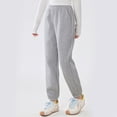 thumbnail image 2 of RMGVDSD Girls Sweatpants Active Jogger Pants Pull On Elastic Waist Casual Track Pants Kids School Sports Pants Relaxed Fit Soft Bottoms 9-12 Years, 2 of 7