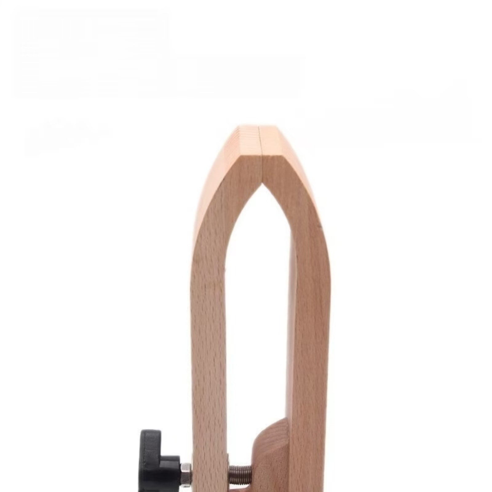 Leather Stitching Pony Clamp Adjustable Foldable Table Mount – Beech Wood Hand Sewing Holder for DIY Leathercraft, Wallets, Belts & Bags – Portable Leather Sewing Tool with Steel Hardware