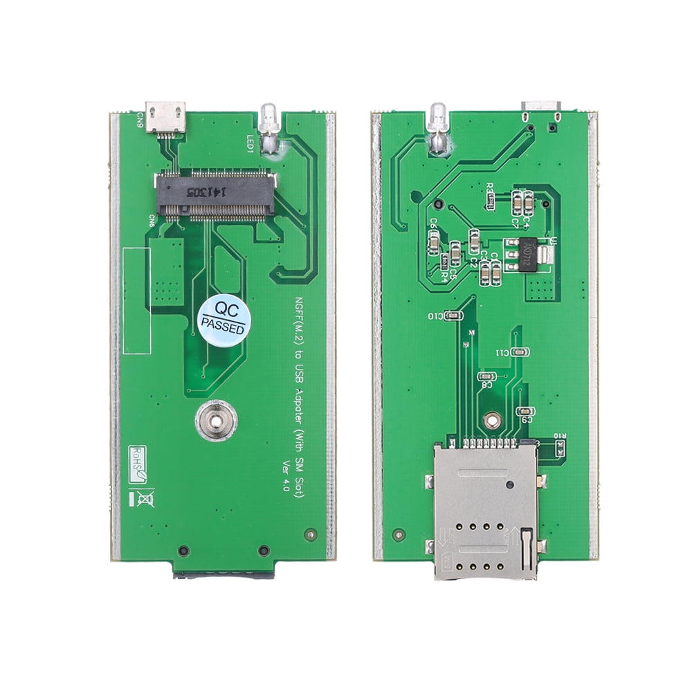 Buy WWAN Card to USB Adapter With SIM Card Slot Designed Micro USB