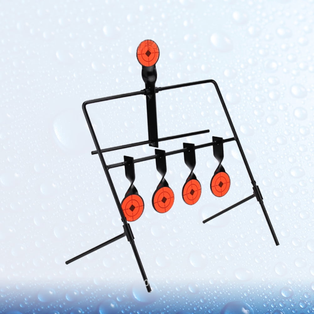 WHAMVOX 5 Targets Self Resetting Air Metal Set for Practice Playing (Black)