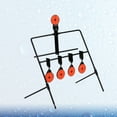 thumbnail image 4 of 5 Targets Self Resetting Air Shooting Metal Target Set for Practice Playing (Black), 4 of 5