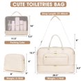 thumbnail image 2 of Bolsa de viaje LUOCIP grande para fines de semana con compartimento para zapatos, 2 of 7