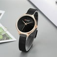 thumbnail image 4 of CURREN Fashion Simple Quartz Watches Women New Stainless Steel leather Strap Bracelet Female Wristwatch Casual Ladies Gift Clock, 4 of 7