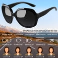 thumbnail image 3 of Gafas de sol Joopin Oversized Trendy Polarized para mujer, 3 of 6