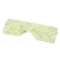 thumbnail image 1 of 1 Set Eye Cover Eco-friendly Smooth Edge Eye Protection Fine Texture Multipurpose Relieve Fatigue Natural Eliminate Puffiness Green Faux Jade Stone Eye Cover Home Supplies, 1 of 10