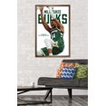 thumbnail image 2 of NBA Milwaukee Bucks - Giannis Antetokounmpo Feature Series 24 Wall Poster, 22.375" x 34" Framed, 2 of 4