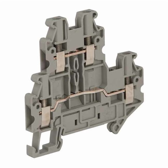 Schneider Electric Terminal Block,20 A,26 AWG,12 AWG NSYTRV24D