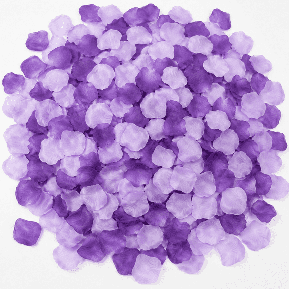 Purple Silk Rose Petals for Wedding | Artificial flower petals for wedding, party, home decor, romantic night, anniversary, Valentine's Day