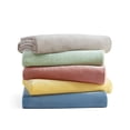 thumbnail image 2 of Martha Stewart the Bedford Collection Lemon Bar Twin Bed Blanket, Soft Cozy Bedroom Blanket, Machine Washable, 2 of 5