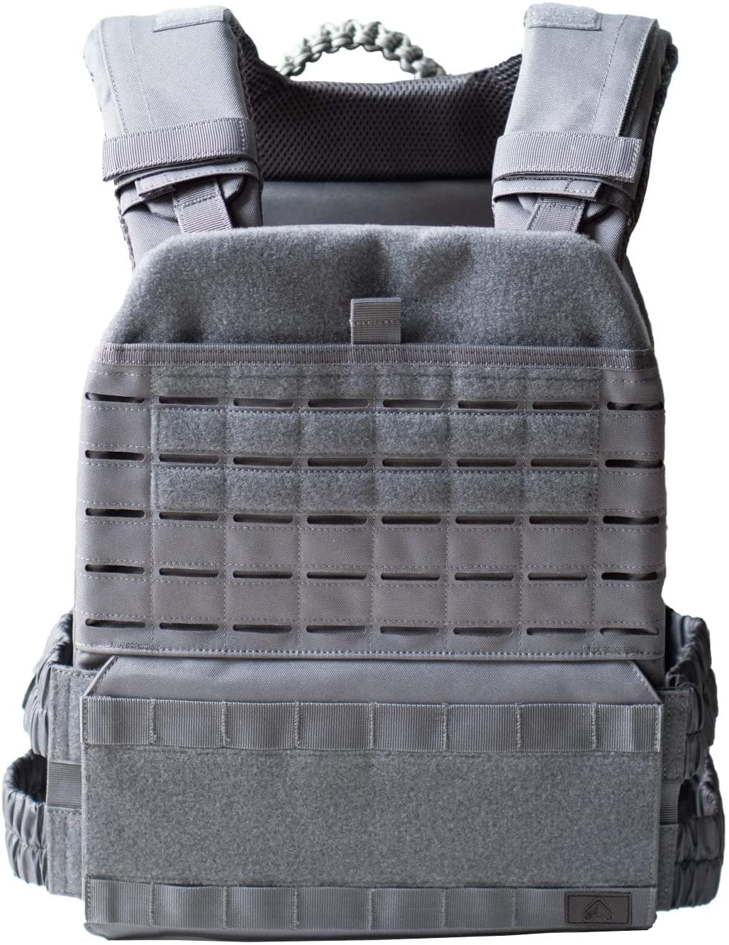 TRIBE WOD Adjustable Weighted Vest for Working Out (Ash Gray)