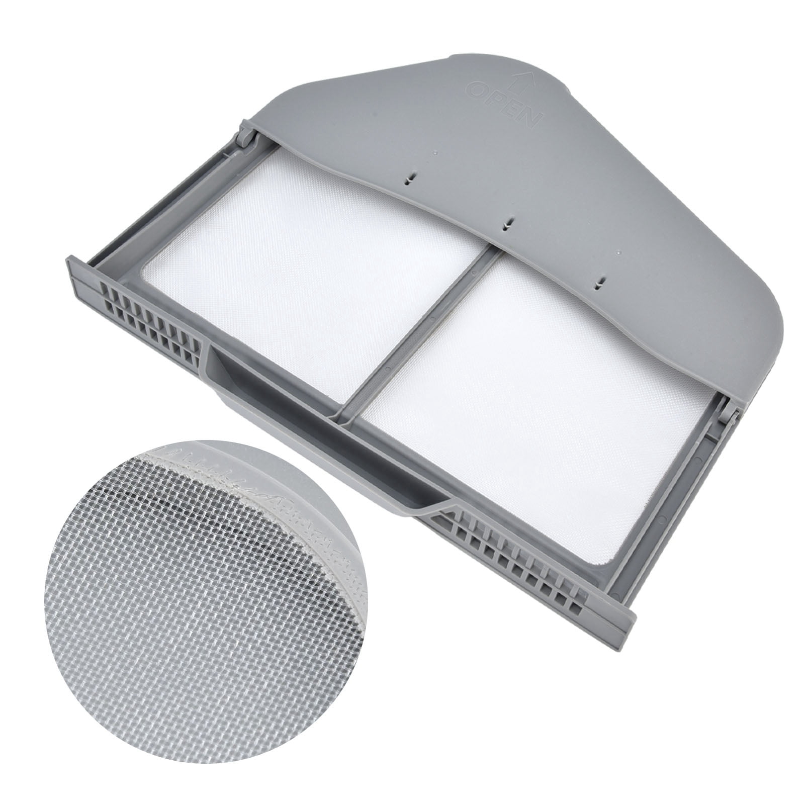 NFTIGB Electric Dryer Filter DC97-16742A DC61-03048A Drying Machine Reusable Strainer Parts, 12.2 x 11.8 inches / 31 x 30 cm
