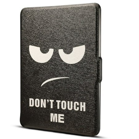 Print Kindle Case AMZER Eye Letters Print Horizontal Flip PU Leather Protective Case For Amazon Kindle 8th 2016 6 inch ()