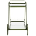 thumbnail image 6 of SAFAVIEH Zunia 2-Tier Metal Kitchen Serving Cart, Green/Clear, 6 of 15
