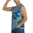 thumbnail image 3 of Haiem Men's Hawaiian Style Print Tank Tops Summer Sleeveless Cut Off Workout T-Shirts Fitness Vest Athletic Undershirts-XX-Large, 3 of 8