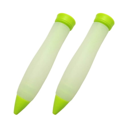 

Josdec 2Pc Silicone Fudge Cake Pen Icing Writing Syringe Baking Decoration Diy Tool