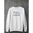 thumbnail image 3 of Follow Your Dreams Watercolors Sweatshirt Women -Image by Shutterstock, Female 4X-Large, 3 of 4