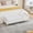 Ivory + Teddy, variant on 63.4 Inch Modern Upholstered End of Bed Bench, Wave Channel Tufted Flip Top Storage Stool with Armrests and Solid Wood Legs,Caramel, Accent Window Bench for Bedroom Entryway Dining Living Room
