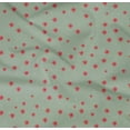 thumbnail image 4 of oneOone Organic Cotton Poplin Twill Fabric Dot & Flower Floral Print Fabric by Yard 42 Inch Wide, 4 of 4