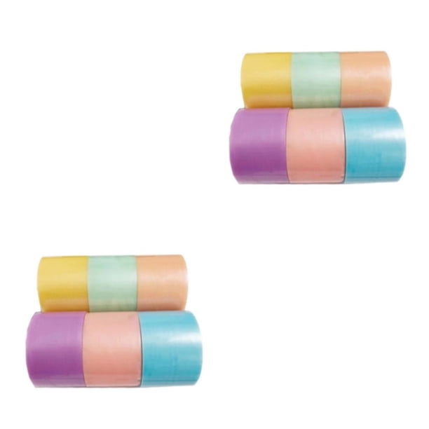Wosthever 24x Sticky Ball Tapes Scrapbook Crafts Game Colored Unzip Tape Relaxing Type1 NO1
