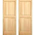 thumbnail image 6 of AWC Exterior Window Raised Panel Wood Shutters 15"wide x 43"high Unfinished Pine, One Pair, 6 of 7
