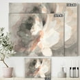 thumbnail image 3 of Designart - Abstract Peony Grey - Pink Modern Gallery-wrapped Canvas, 3 of 3