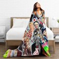 thumbnail image 6 of Ross Lynch Blanket Soft and Warm Lightweight Fluffy Throws Blankets Rug Carpet Gift for Beach Yoga Bedroom Living Room Decoration Sofa Camping Trip Dorm Decor All Season, 6 of 6