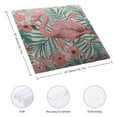 thumbnail image 3 of WYYP Flamingo Leaves Flowers Cloth Napkin Reusable for Farmhouse Party Dining Table Decor 6 PCS, 3 of 7