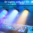 thumbnail image 5 of 4pcs LED Par Lights DJ Stage Light RGB 36 LED with Sound Activated Remote Control DJ Uplighter for Wedding Party Club Christmas Stage Lighting, 5 of 7