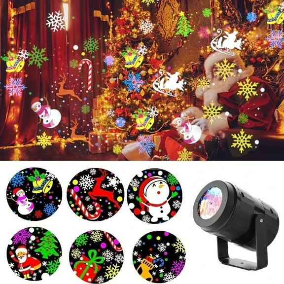 Christmas Projection Lamp for Outdoor/Indoor, Waterproof LED Projector Christmas Decoration, Christmas Holiday Projector