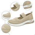 thumbnail image 5 of Platform Wedge Walking Shoes for Women Breathable Mesh Orthopedic Slip on Sock Loafers Nursing Sneakers, 5 of 8