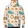 thumbnail image 7 of Fotbe Men's Hoodie with Fall Pumpkins And Sunflowers Pattern - Kangaroo Pocket Pullover Hooded Sweatshirt, Perfect for Daily Wear, Travel, and Home-XX-Large, 7 of 7