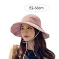 thumbnail image 6 of Women's Sun Hat UV Protection Windproof Foldable Wide Brim Beach Fishing Hat, 6 of 8