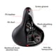 thumbnail image 2 of Sillín De Bicicleta Asiento de bicicleta MTB de cuero PU, asiento de bicicleta de carretera hueco, piezas universales para montar Ehuebsd  Accesorios para bicicletas, 2 of 5