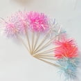 thumbnail image 6 of 10Pcs Colorful Tinsel Wooden Cake Picks Cake Top Decoration Baking Accessories For Birthdays Weddings Anniversary, 6 of 9