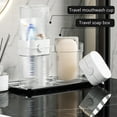 thumbnail image 6 of Qiangzon Travel Toothbrush Cup Case and Toothpaste Storage Holder, Portable Container for School, Camping, Business Trips, and Bathroom Organization, Compact and Spacious, Keeps Items Hygienic, 6 of 9