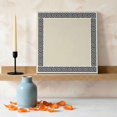 thumbnail image 3 of Ships Next Day Canvas Wall Art 8"x8", Beige Wood Framed Canvas Print Painting, Black Modern Geometric Abstract Art Aesthetics Ready to Hang Small Picture Wall Decor for Home Bathroom Nursery Kitchen, 3 of 9