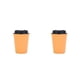 thumbnail image 3 of Inteprter Botella de bebida Taza de agua Taza térmica Regalo dulce de larga duración Vasos multiusos Café Leche Suministros para el hogar Amarillo 350ml 2piezas, 3 of 6