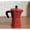 Red, variant on WEUVEB Miniature Espresso Coffee Pot Silver 1Set 0.83X0.75X0.43In