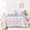 Purple White-Queen / Full, variant on - Floral Quilt Set Coquette Cottagecore Shabby Chic Flower For Women Teen Reversible Lightweight Bedspread Coverlet 3 Pieces Terracotta Cream Queen/full Size