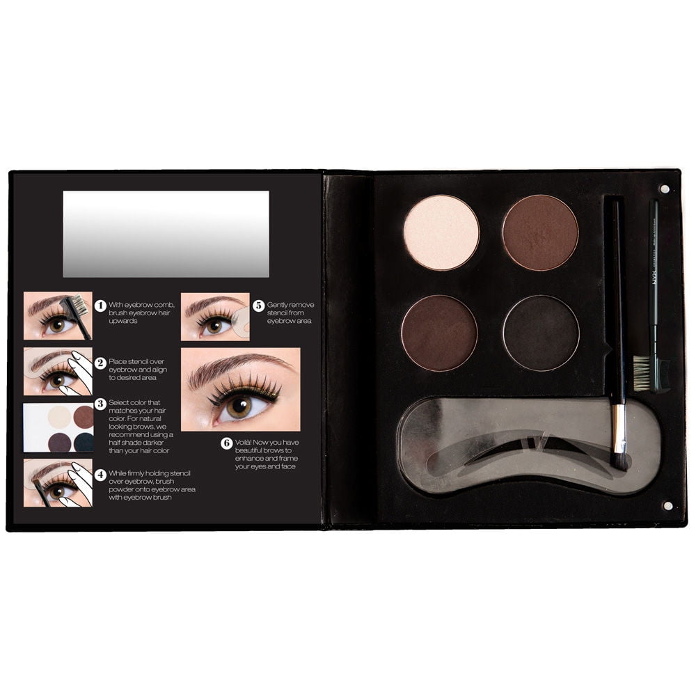NYX Cosmetics Eyebrow Kit With Stencil For Everyone